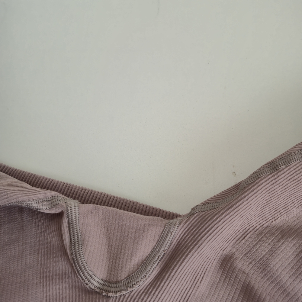 Lululemon Ebb to Street Tight Ruched Crop Leggings Mauve Size 12 - Picture 10 of 14